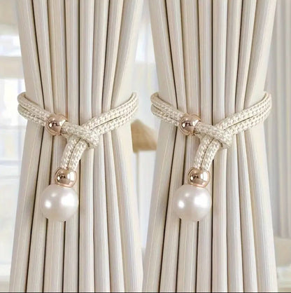 Curtain holder buckle rope