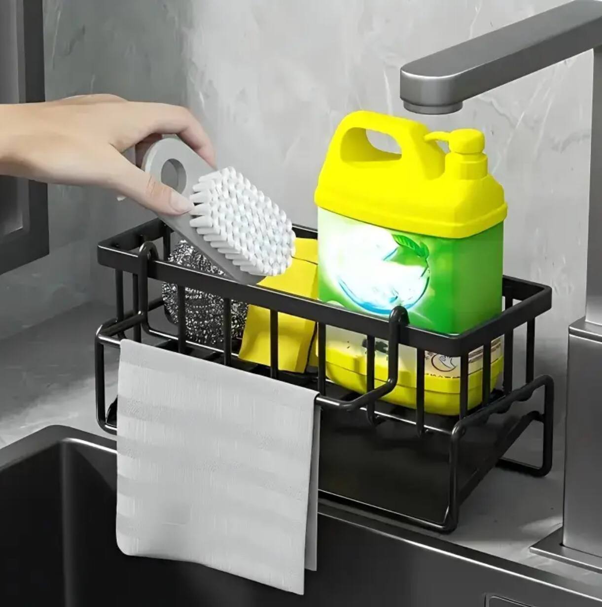 Sink Caddy Multifunctional Sink Sponge Detergent storage Rack