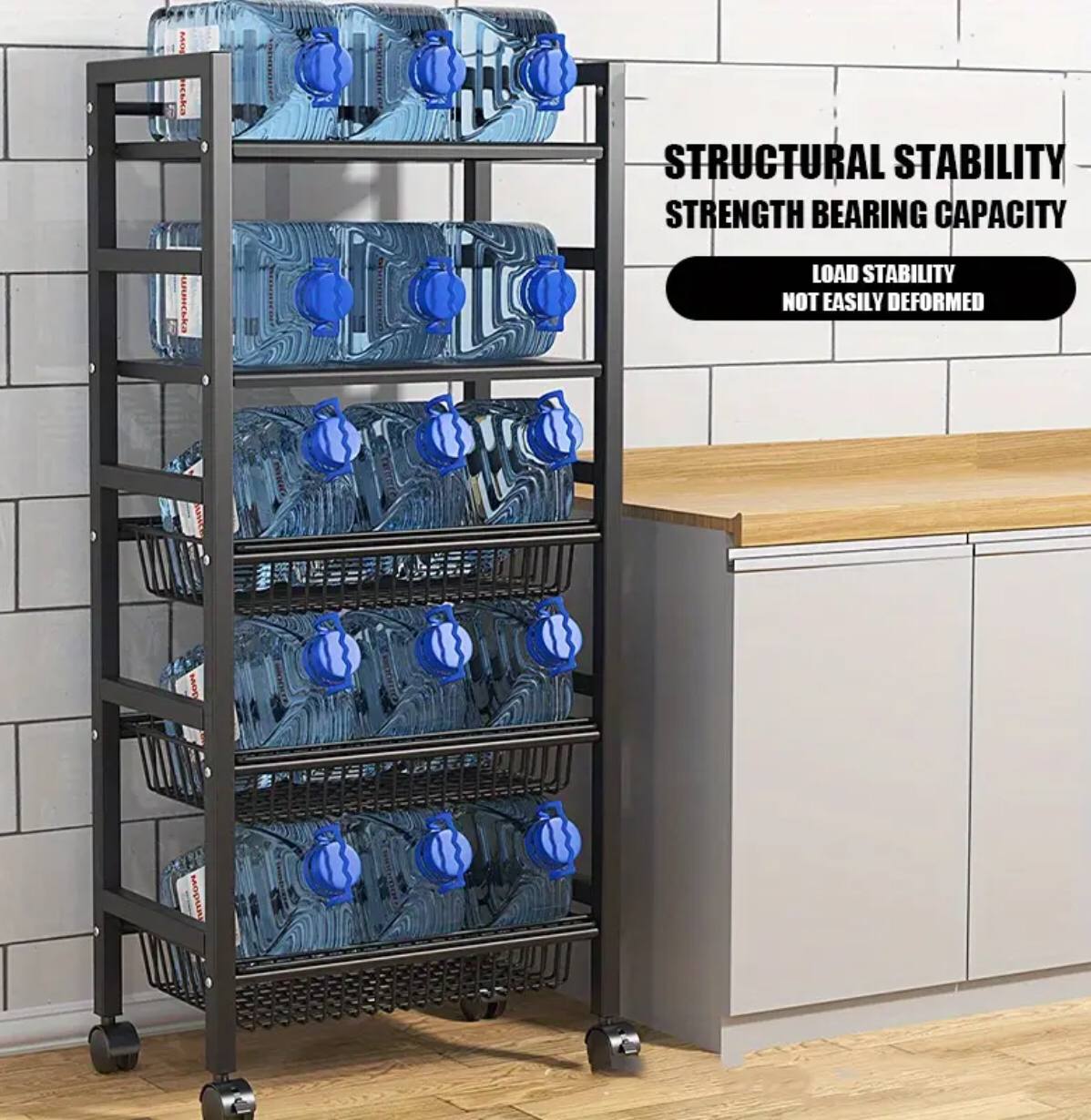 5 layers Multifunctional Metallic rack