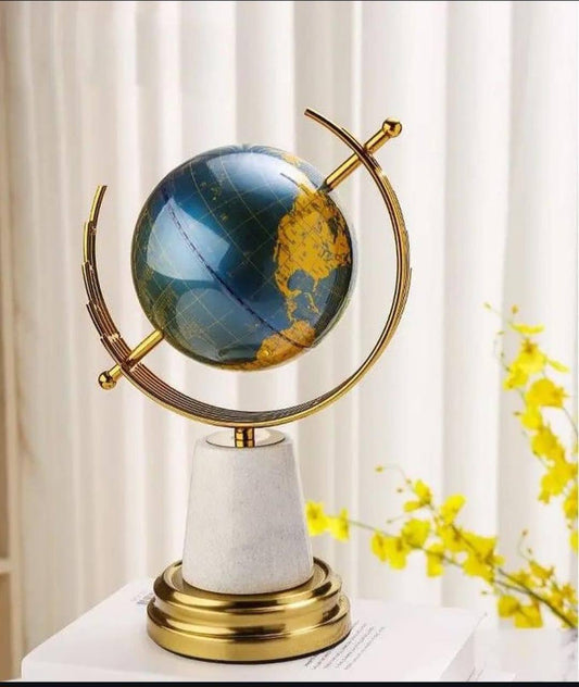 METAL ALLOY GOLD -COLOURED   GLOBE TELLURION