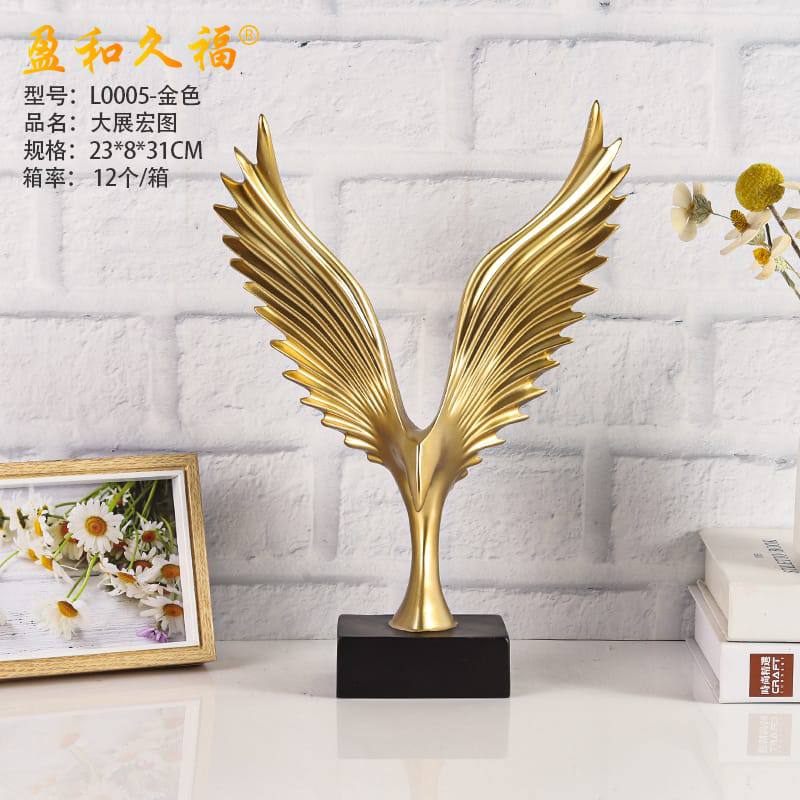Ceramic decors,eagle,wings