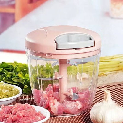 Manual pull  food chopper/cutter