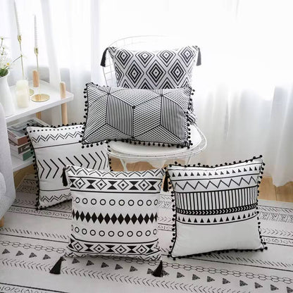 Cotton throw pillow covers