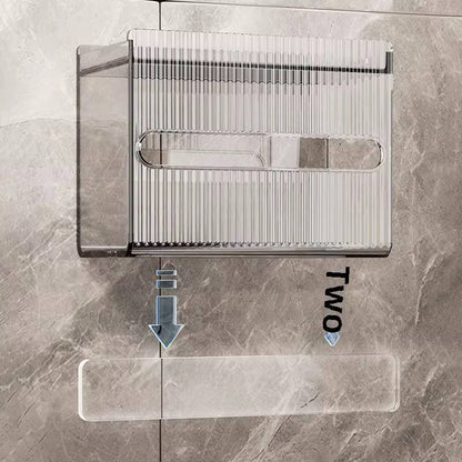Toilet Tissue Box Plastics Toilet Paper Box Wall Mounted Paper Drawer