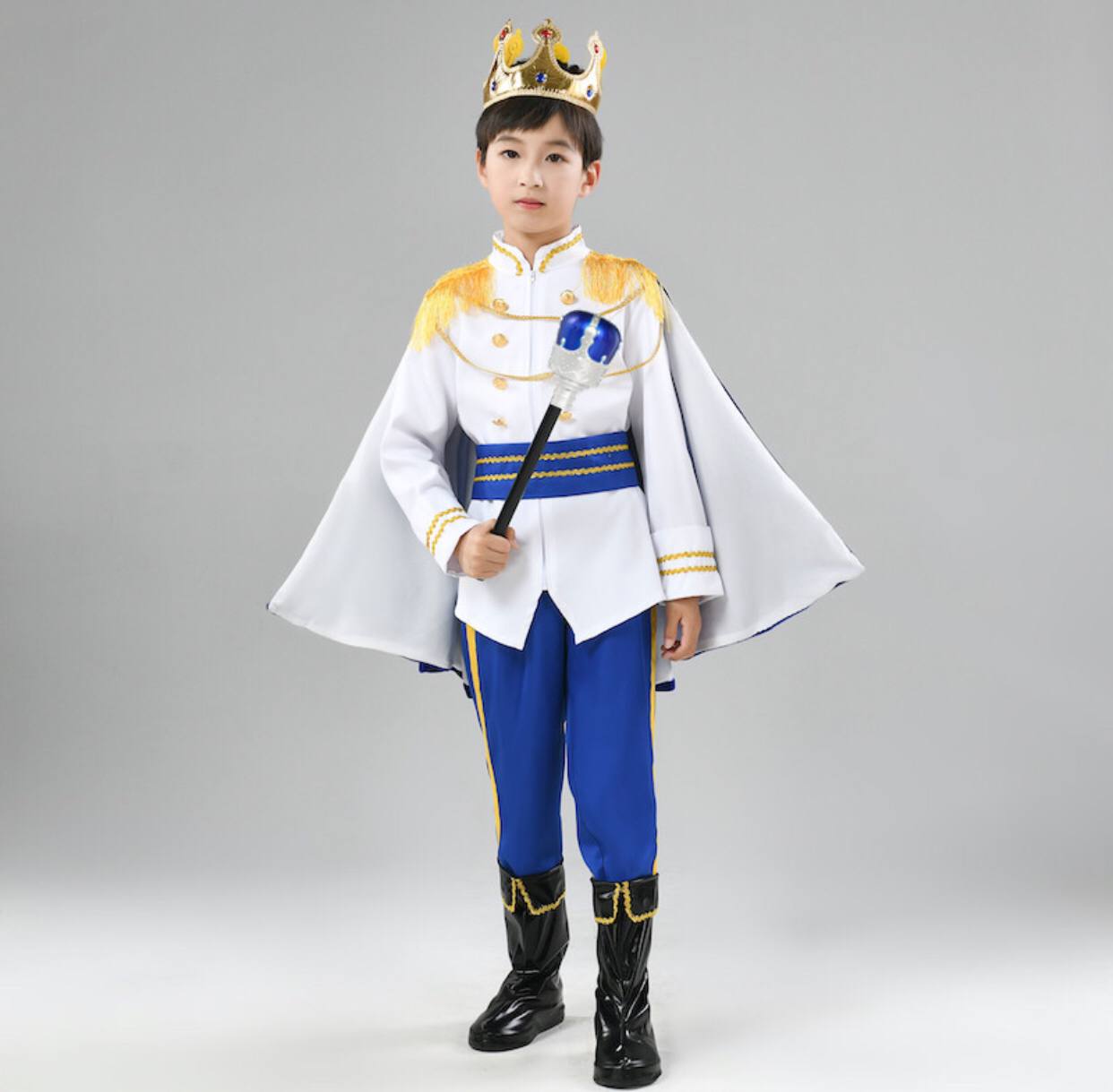 Professional Children's  king cosplay costume
