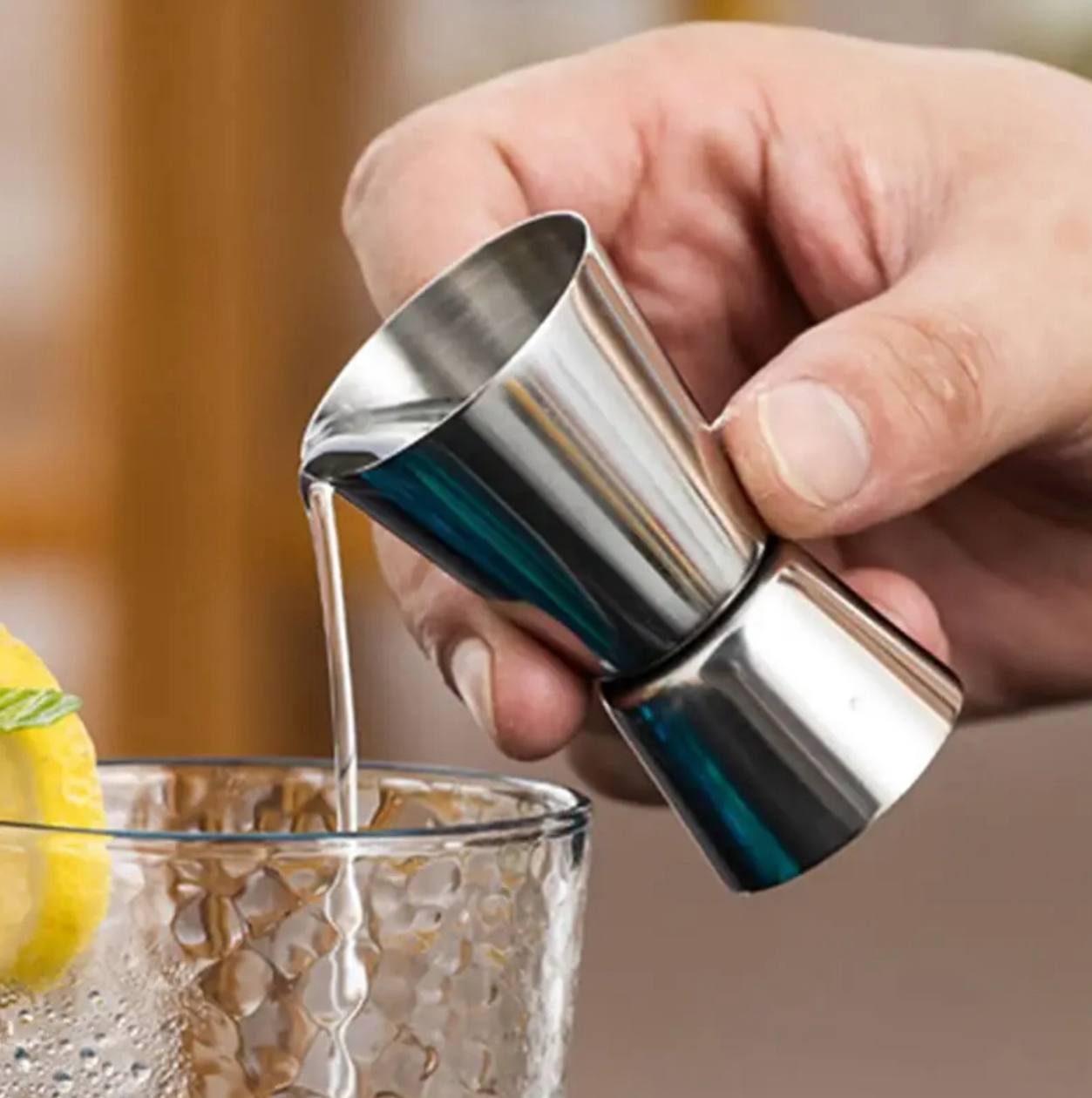 stainless steel double tot, Jigger