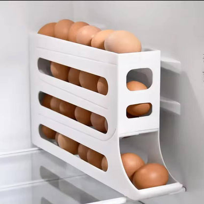 4 layer Rolling egg dispenser 
Holds 30 eggs