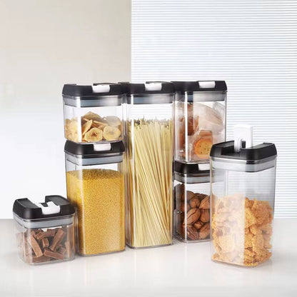 Acrylic 7pcs set food containers