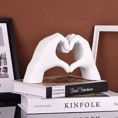 Big size Love hand decor statue