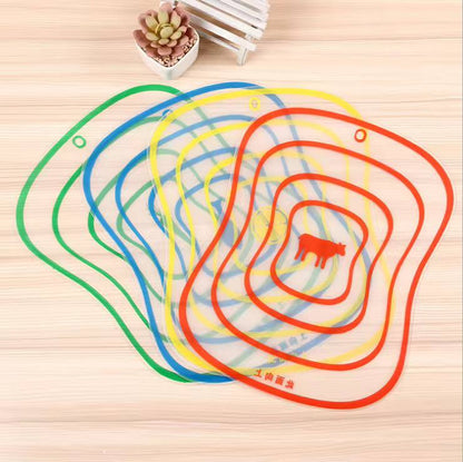 4pcs Kitchen Non-slip Chopping Board