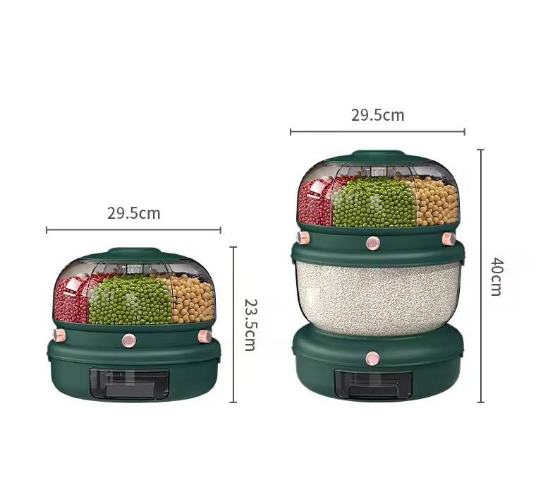 Double Compartment Cereal Dispenser