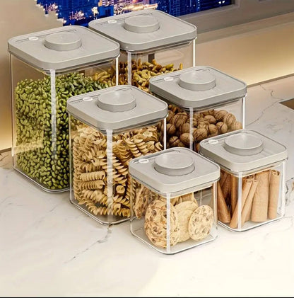 3 pcs Airtight Press-to-Seal Food Storage Container with Lid