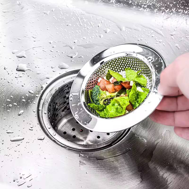 Stainless steel sink garbage strainer / Tapis Sink Size : 7.5cm Depth : 2.5cm