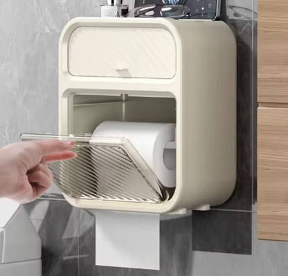 Space-Saving Wall-Mounted Tissue Box Holder