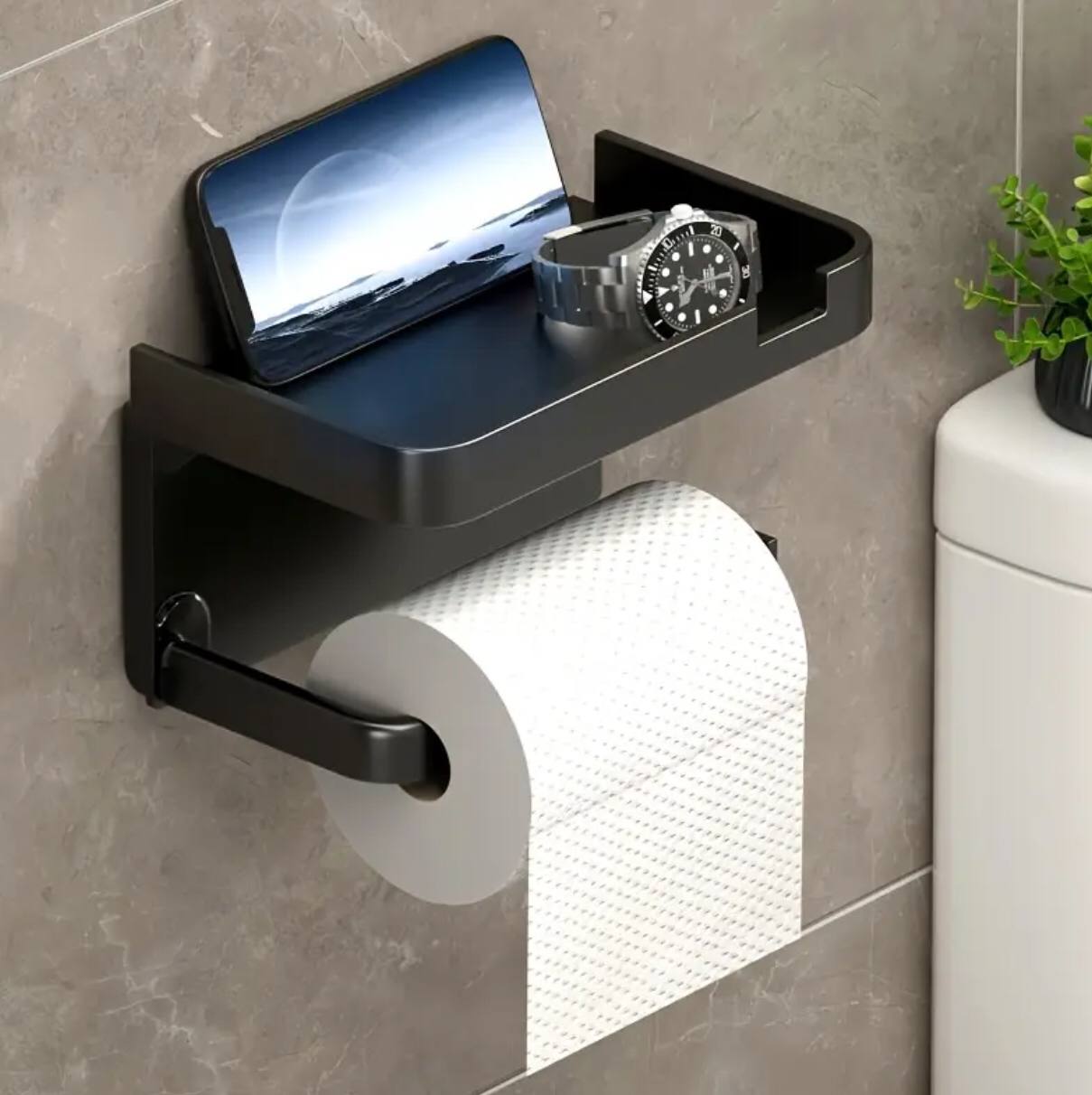 Bathroom tissue paper holder