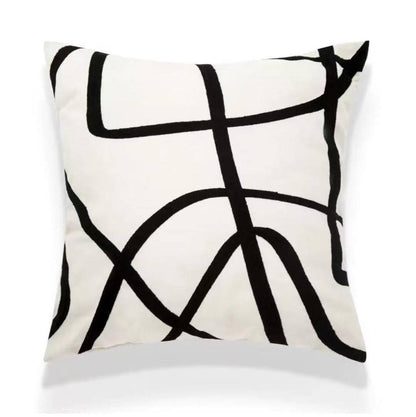 Geometric line  printed throw pillow covers/cases