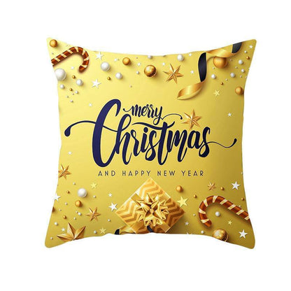 Christmas Pillow Covers (No Filler) for Christmas Decoration Throw Pillow Covers