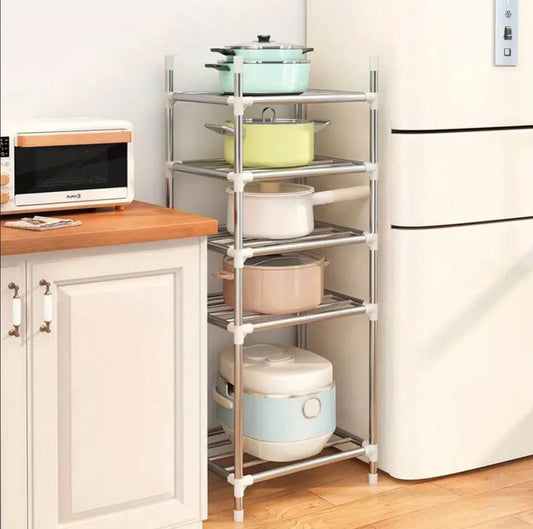 6 Layer adjustable stainless steel pot holder