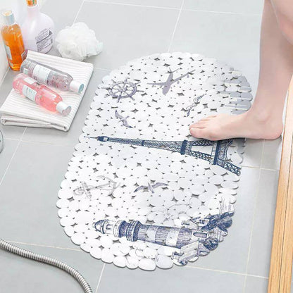 PVC Bath Mat Non-Slip Pebble Bathtub Mat