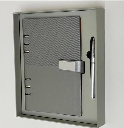Executive Buckle Note Book Set