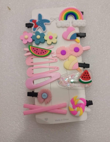 Kids cartoon themed hair accessories