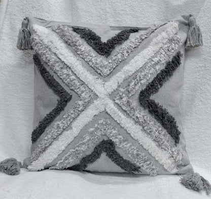 Boho  vintage tufted throw pillow covers