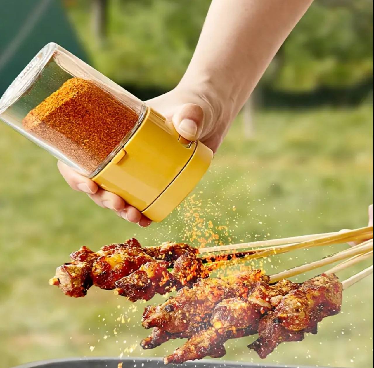 New 180ml glass quantitative seasoning jar