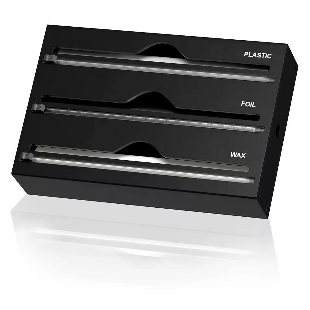 2in1 Bamboo wrap dispenser with cutter