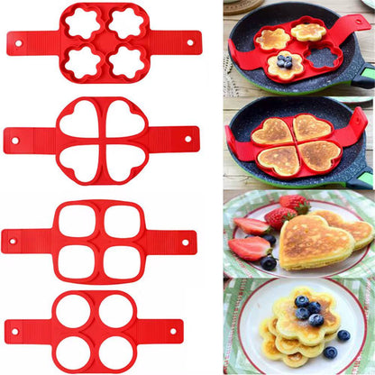 Silicone shaper non stick fantastic egg pancakes maker