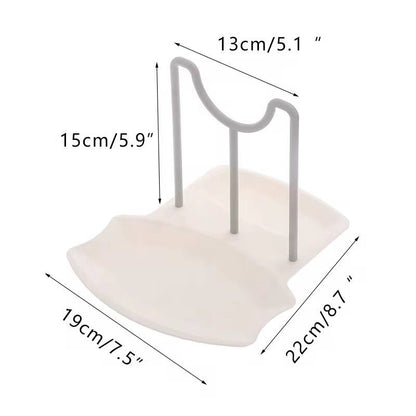 Spoon Rest and Pot Lid Holder combo
