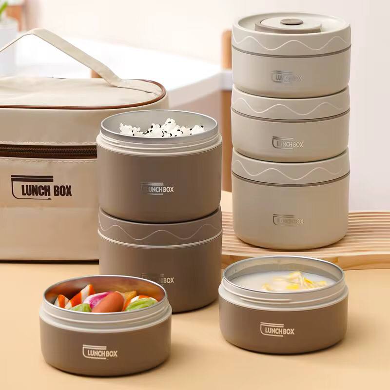 Round 550ml Bento Lunch Box
