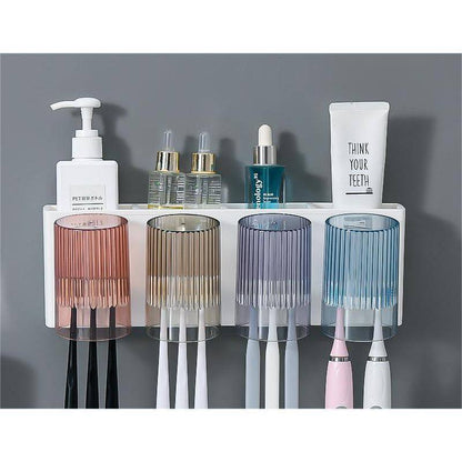 Multifunctional Bathroom Toothbrush Organizer
