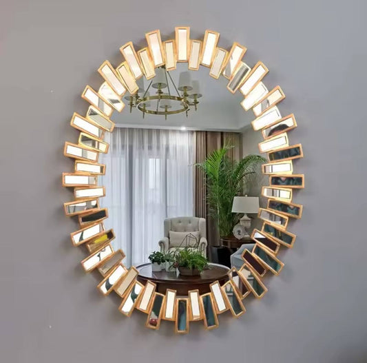 Sunburst Oval luxury wall decor mirror (Big size)