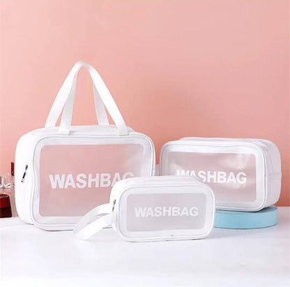 3pc wash bag pouch.