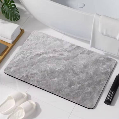 Marble-like Antislip absorbent bathroom mat