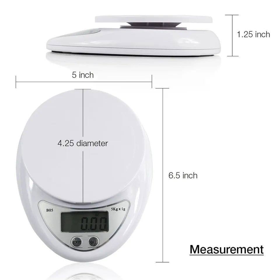 Kitchen weighing scale