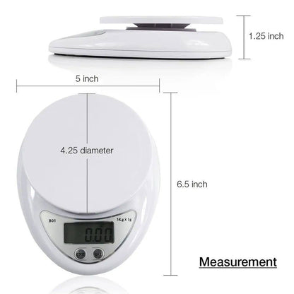 Kitchen weighing scale