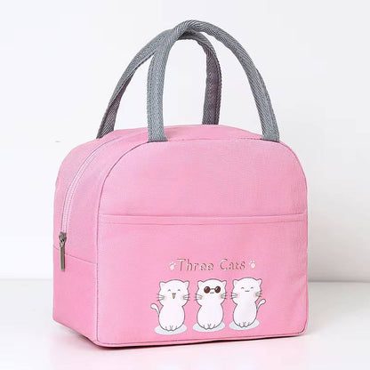 Insulated cartoon lunch bag