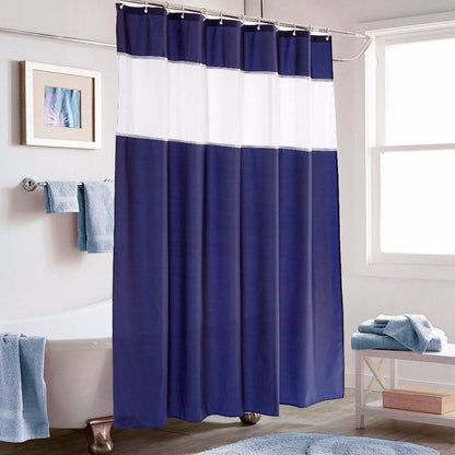 Polyester waterproof bath shower curtain