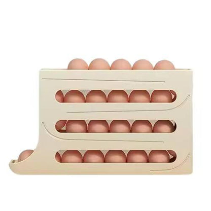 4 layer Rolling egg dispenser 
Holds 30 eggs