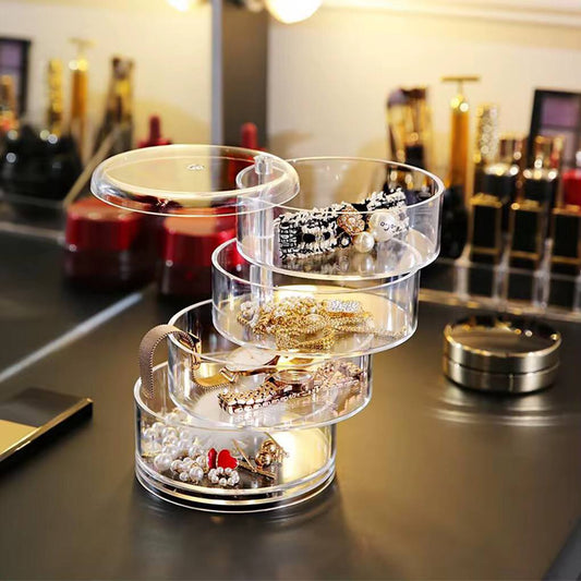 4 layer rotating accessories / Jewelry organizer