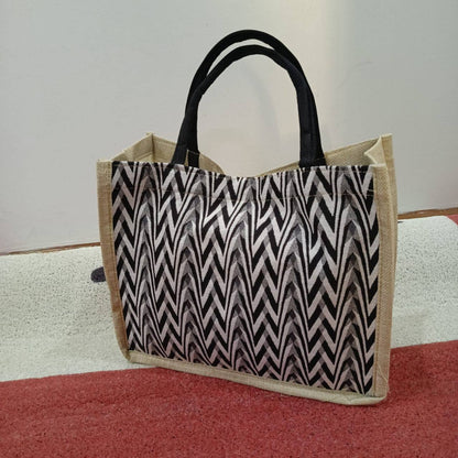 Geometric Print Pattern Tote Bag