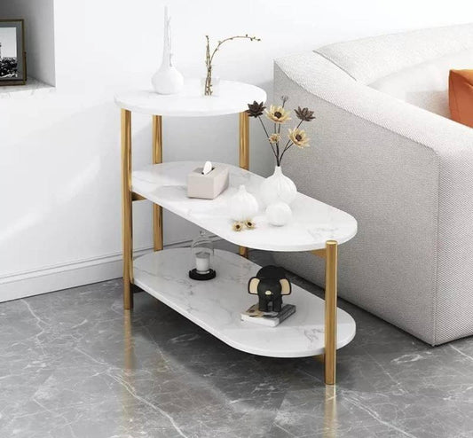 Multiple purposes organizer simple side Table Tripple layer