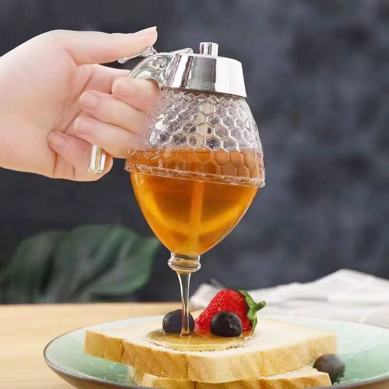 Acrylic  honey dispenser