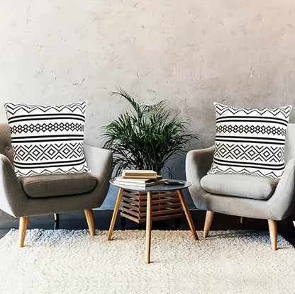 Geometric nordic throw covers/cases.
Tribal vibe