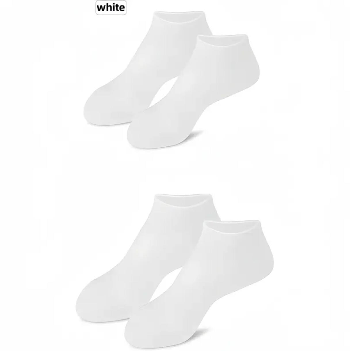 Silicone Moisturizing Spa Gel Heel Socks Pair