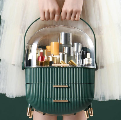 Luxury big capacity cosmetic storage box