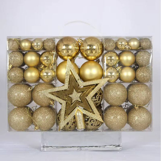 101Pcs Christmas Ball Ornaments for Christmas Tree, Shatterproof Christmas Tree Balls Decorative Baubles Hanging