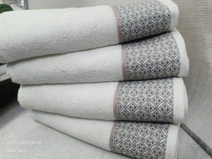 Cotton white towels