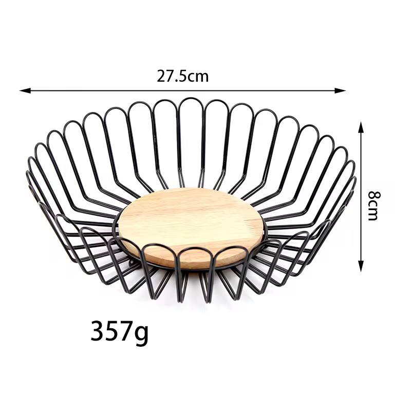 Creative Metal Fruit Bowl Basket